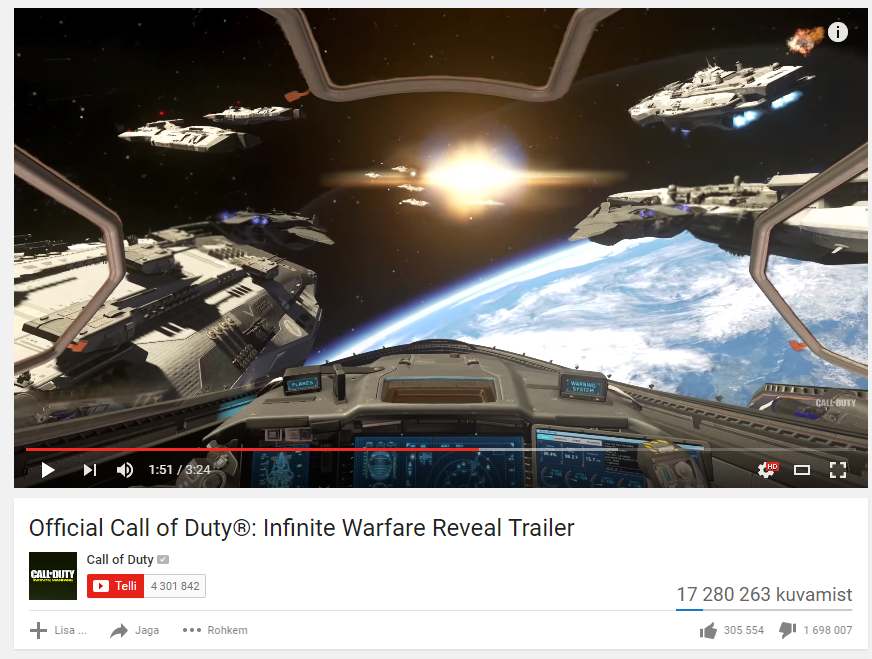 Infinte Warfare trailer